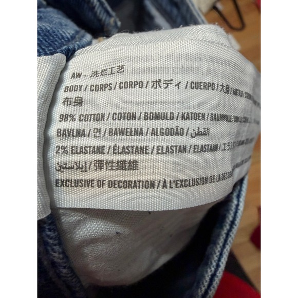 Hollister Y2K Ultra High Rise Mom Jeans Women Size 26 90s Streetwear Indie Retro - Picture 6 of 7